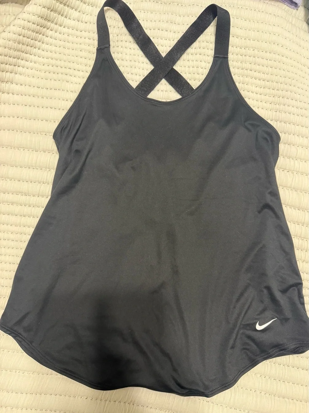 Nike Black Dri-FIT Performance Tank Top Medium